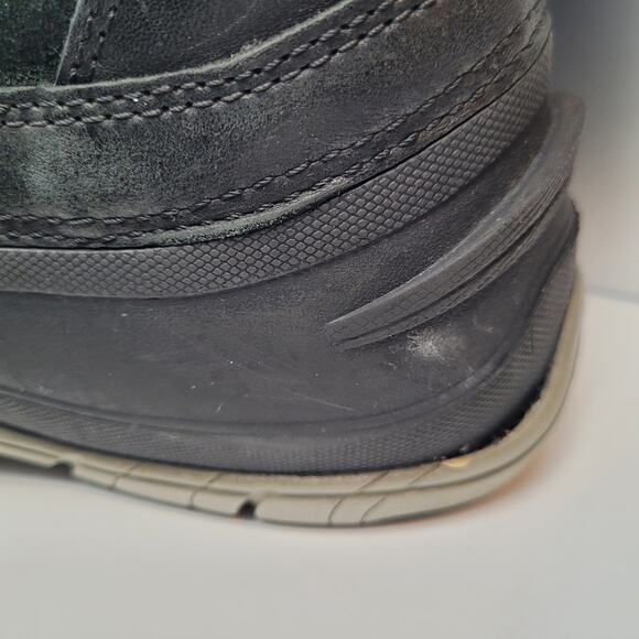 The North Face Winter Lace Up Boots Womens Black Gray Faux Fur Fuzzy Size 8.5 - Picture 8 of 13